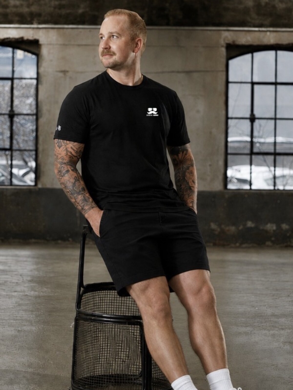 Stache Tee